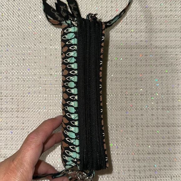 VB Brown RFID Sierra Stream All in One Crossbody Bag Wallet Wristlet Organizer - Picture 7 of 16